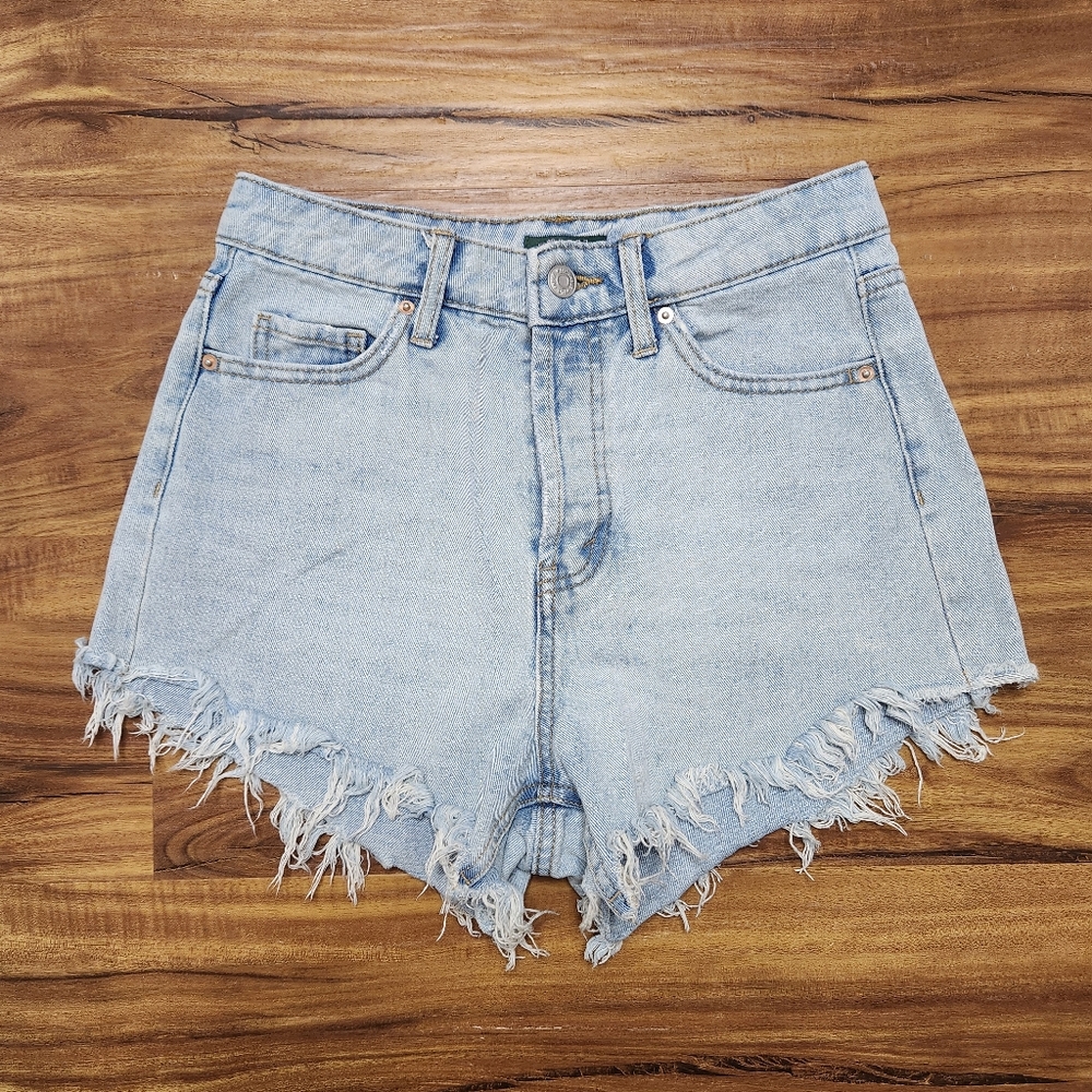 Wild Fable Highrise Faded Light Blue Denim Shorts Size 0